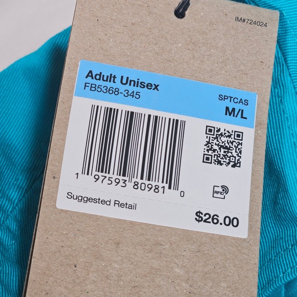 NIKE Unisex Club Cap Medium/Large Size Aqua Blue Adjustable Strapback Hat NWT - Picture 6 of 12